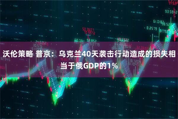 沃伦策略 普京：乌克兰40天袭击行动造成的损失相当于俄GDP的1%