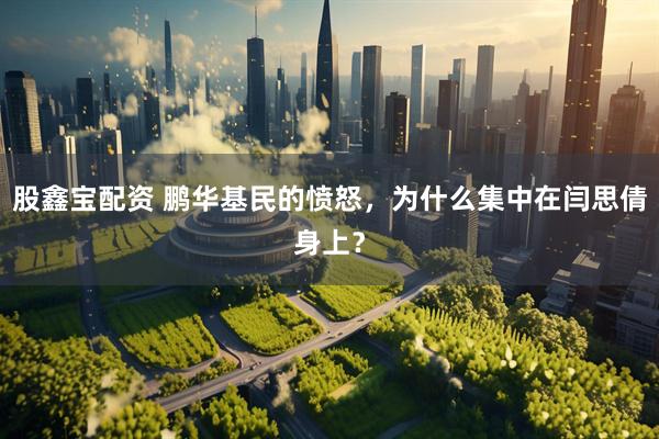 股鑫宝配资 鹏华基民的愤怒，为什么集中在闫思倩身上？